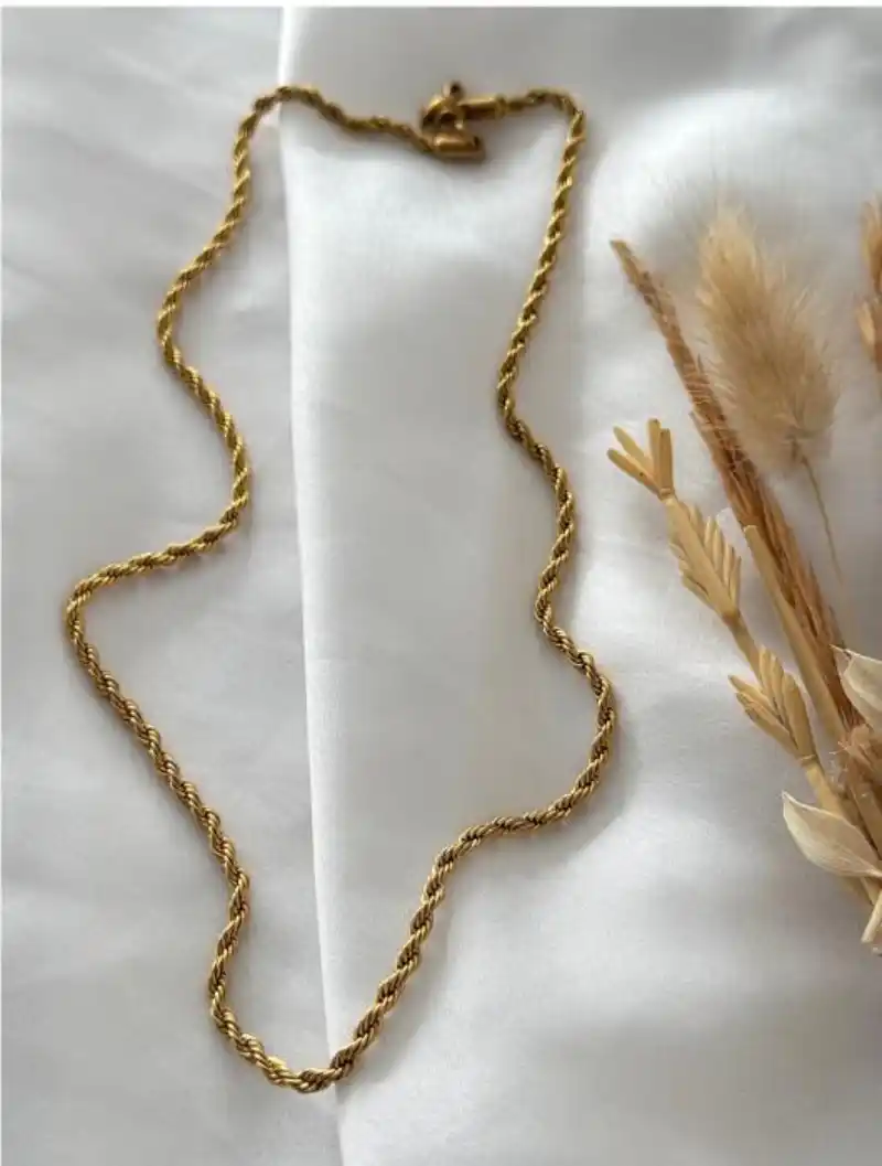Wendy G. – Χρυσή Ατσάλινη Αλυσίδα Rope Chain